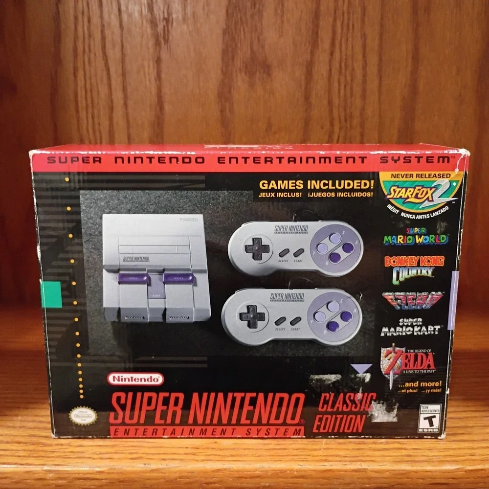 Nintendo Classic Edition SNES Mini *CIB* *AUTHENTIC* Zelda, Mario, Star Fox 2...